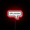 Fun and colorful Archer-inspired Sploosh RGB LED neon light sign