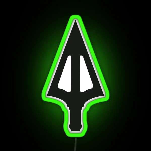 Archery Broadhead RGB Neon Sign