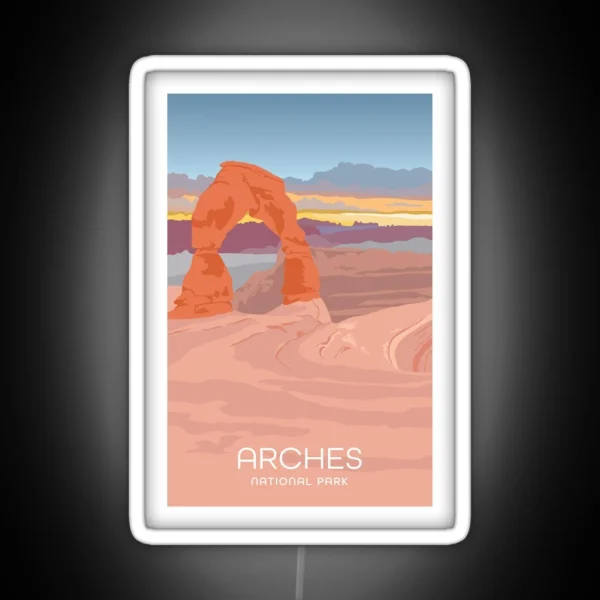 Arches National Park RGB Neon Sign