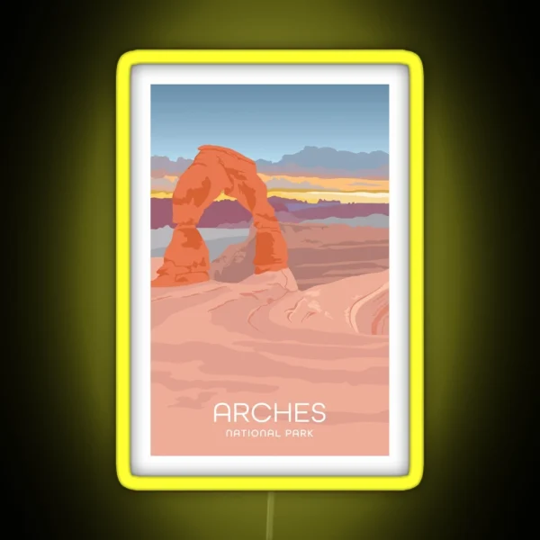 Arches National Park RGB Neon Sign
