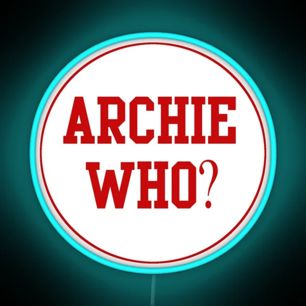 Archie Who RGB Neon Sign
