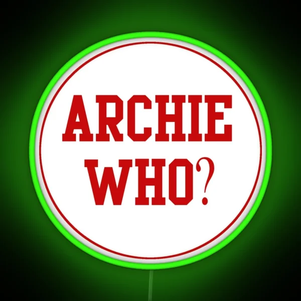 Archie Who RGB Neon Sign