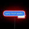 Architectural studio problems solved with vibrant, customizable RGB neon signage.