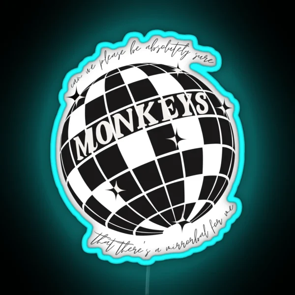 Arctic Monkeys Mirrorball RGB Neon Sign