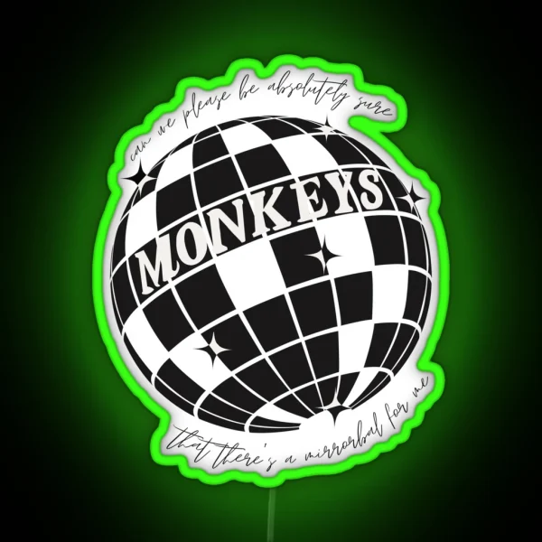 Arctic Monkeys Mirrorball RGB Neon Sign