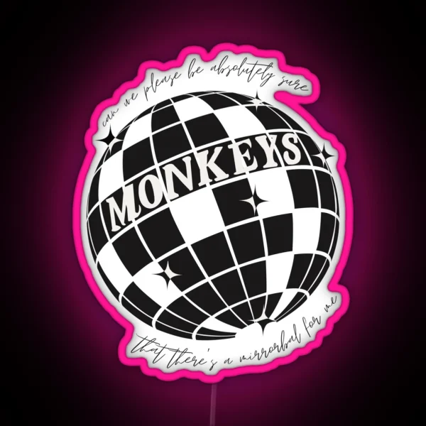 Arctic Monkeys Mirrorball RGB Neon Sign