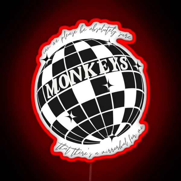 Arctic Monkeys Mirrorball RGB Neon Sign
