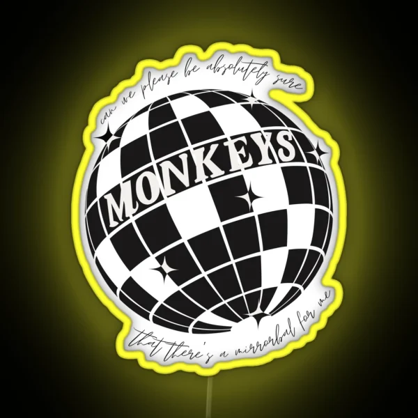 Arctic Monkeys Mirrorball RGB Neon Sign
