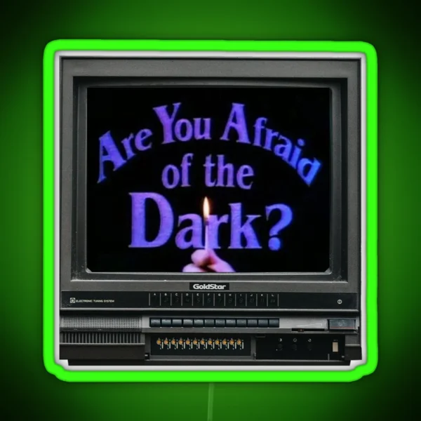 Are You Afraid Of The Dark TV RGB Neon Sign