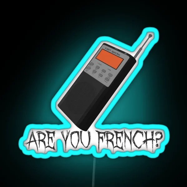 Are You French Insym Phasmophobia Funny Led RGB Neon Sign