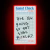 Guest Check Reminder Sign Featuring 'Eat That' Whimsical Humor