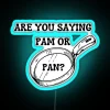 Neon Bar Sign with Playful 'Pam or Pan' Humor Accentuation