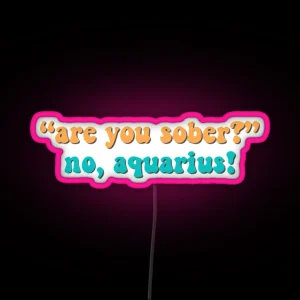 Are You Sober That 70 S Show RGB Neon Sign