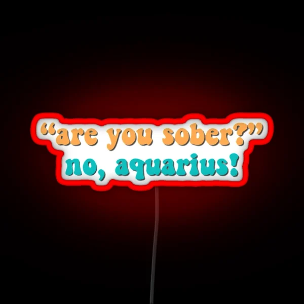 Are You Sober That 70 S Show RGB Neon Sign