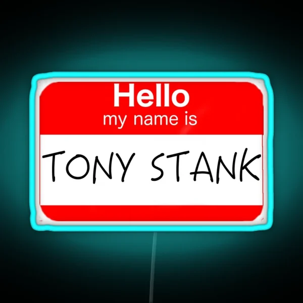 Are You Tony Stank RGB Neon Sign