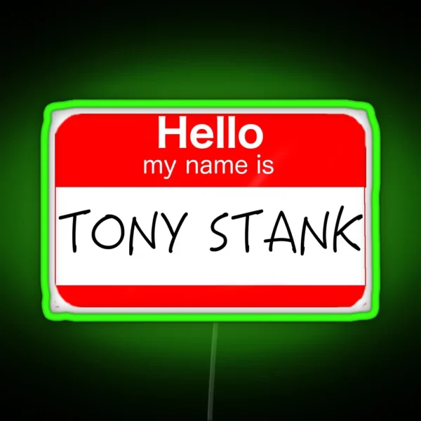 Are You Tony Stank RGB Neon Sign