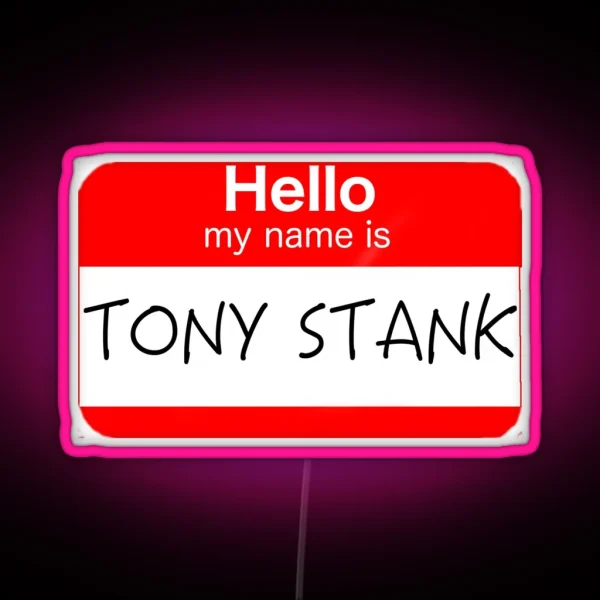 Are You Tony Stank RGB Neon Sign