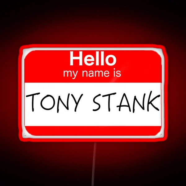 Are You Tony Stank RGB Neon Sign