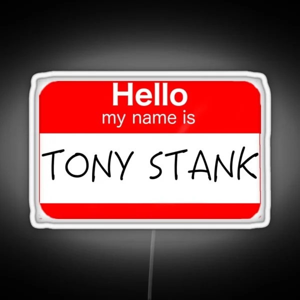 Are You Tony Stank RGB Neon Sign