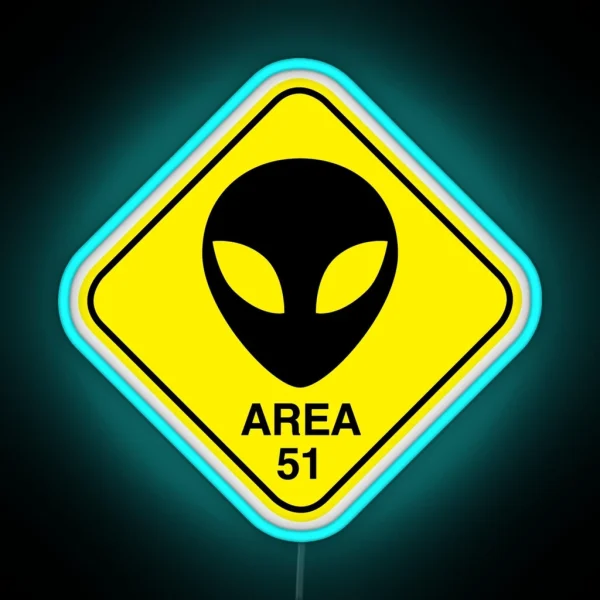 Area 51 RGB Neon Sign