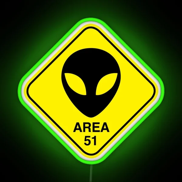 Area 51 RGB Neon Sign