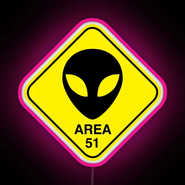 Area 51 RGB Neon Sign