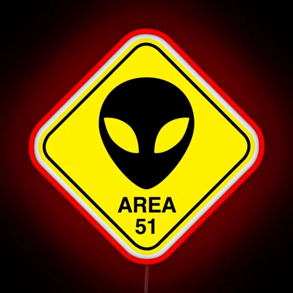 Area 51 RGB Neon Sign