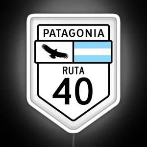 Argentina Ruta 40 Patagonia Highway Sign RGB Neon Sign