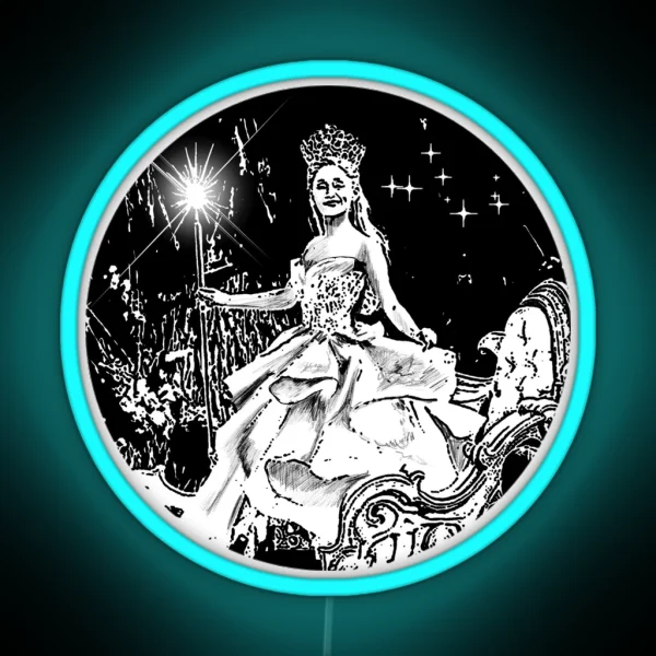 Ariana Grande As Glinda In Wicked RGB Neon Sign