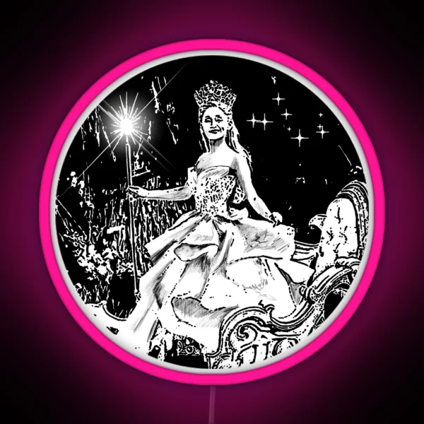 Ariana Grande As Glinda In Wicked RGB Neon Sign
