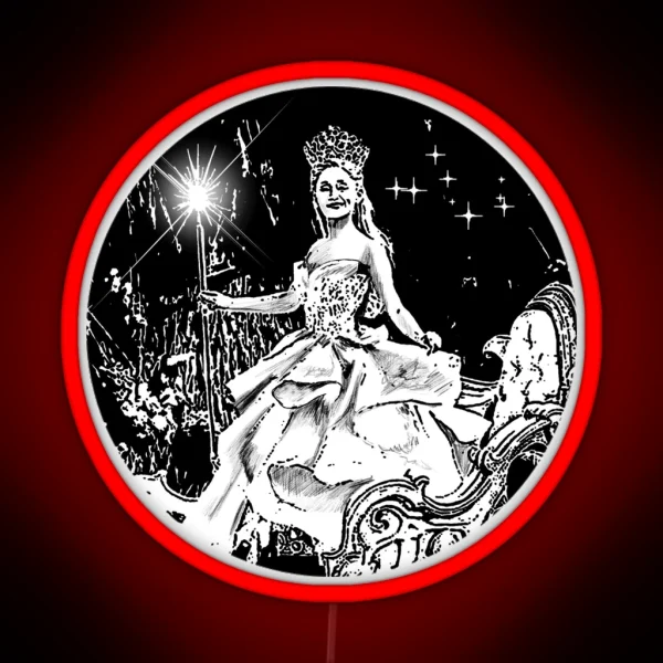 Ariana Grande As Glinda In Wicked RGB Neon Sign