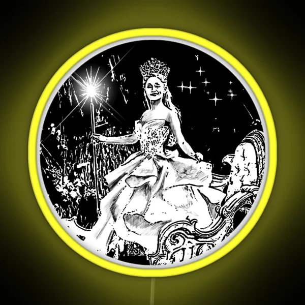 Ariana Grande As Glinda In Wicked RGB Neon Sign