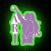 Vibrant Ariana Grande fan merchandise LED neon wall decoration for home