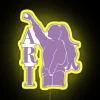 RGB Neon Art Sign for Ariana Grande Fans and Decorations