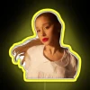 RGB LED Canvas Sign for Fans of Ariana Grande Music