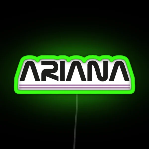 Ariana Nasa RGB Neon Sign