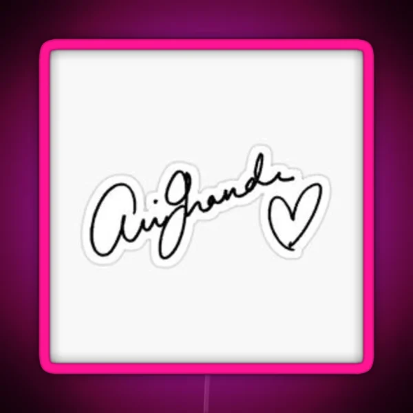 Ariana Signature RGB Neon Sign