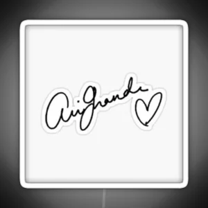 Ariana Signature RGB Neon Sign