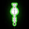 Zodiac Sign Decor, Aries Astrology RGB Neon Arrow Accent Wall Art