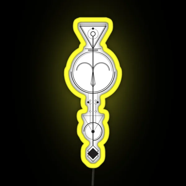 Aries Astrology Zodiac Arrow RGB Neon Sign