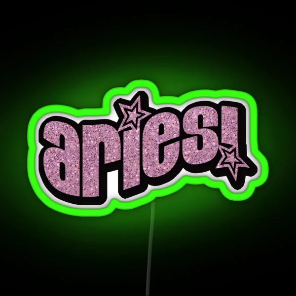 Aries Queen RGB Neon Sign