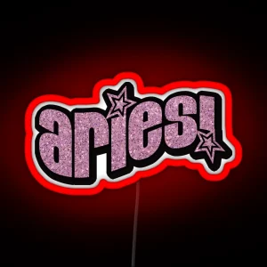 Aries Queen RGB Neon Sign