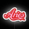 Aries Vintage Font RGB Neon Sign - Image 4