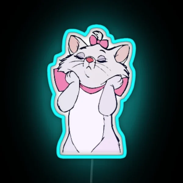 Aristocats Marie RGB Neon Sign