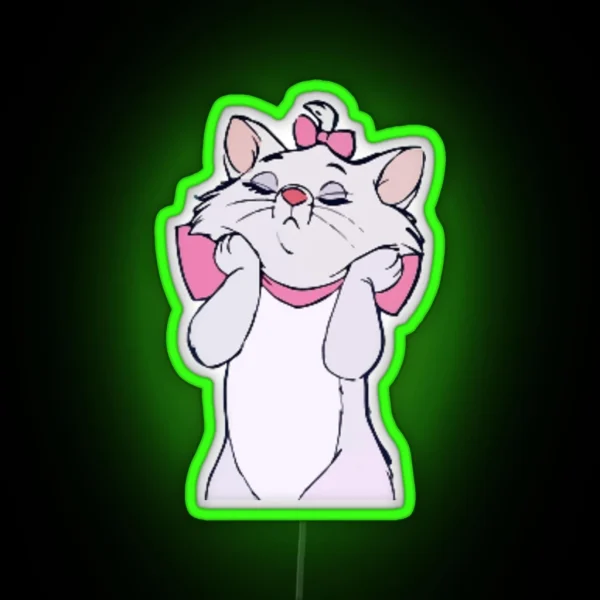 Aristocats Marie RGB Neon Sign