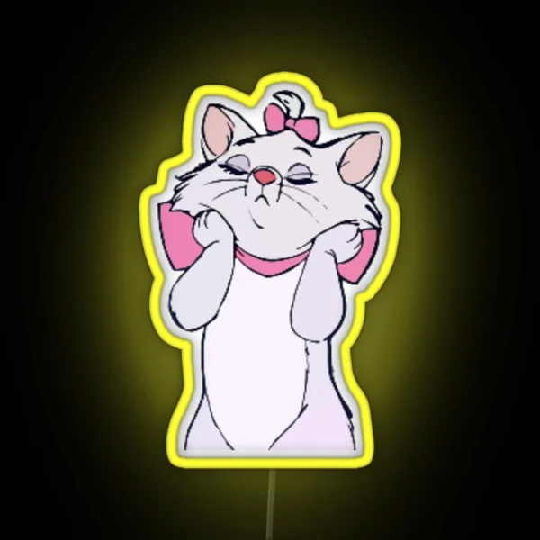 Aristocats Marie RGB Neon Sign