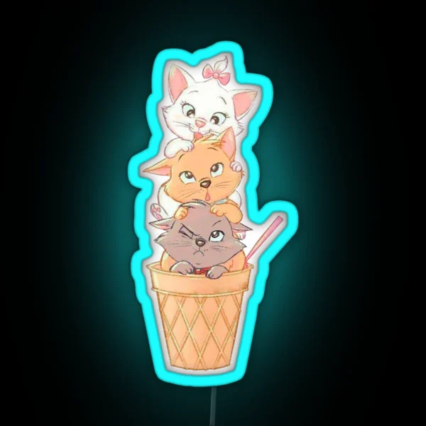 Aristocats RGB Neon Sign