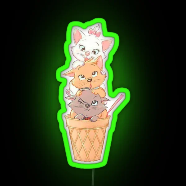 Aristocats RGB Neon Sign