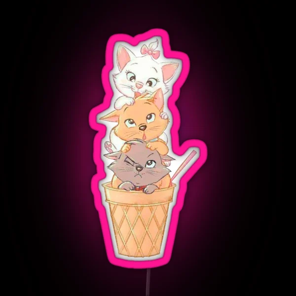 Aristocats RGB Neon Sign