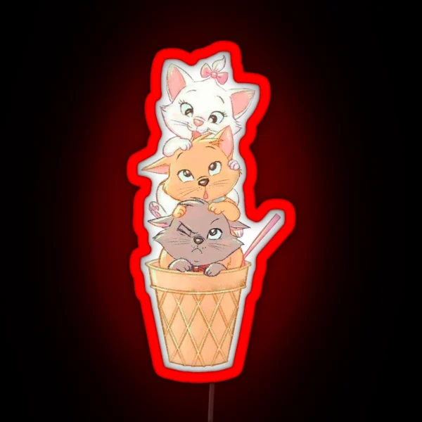 Aristocats RGB Neon Sign